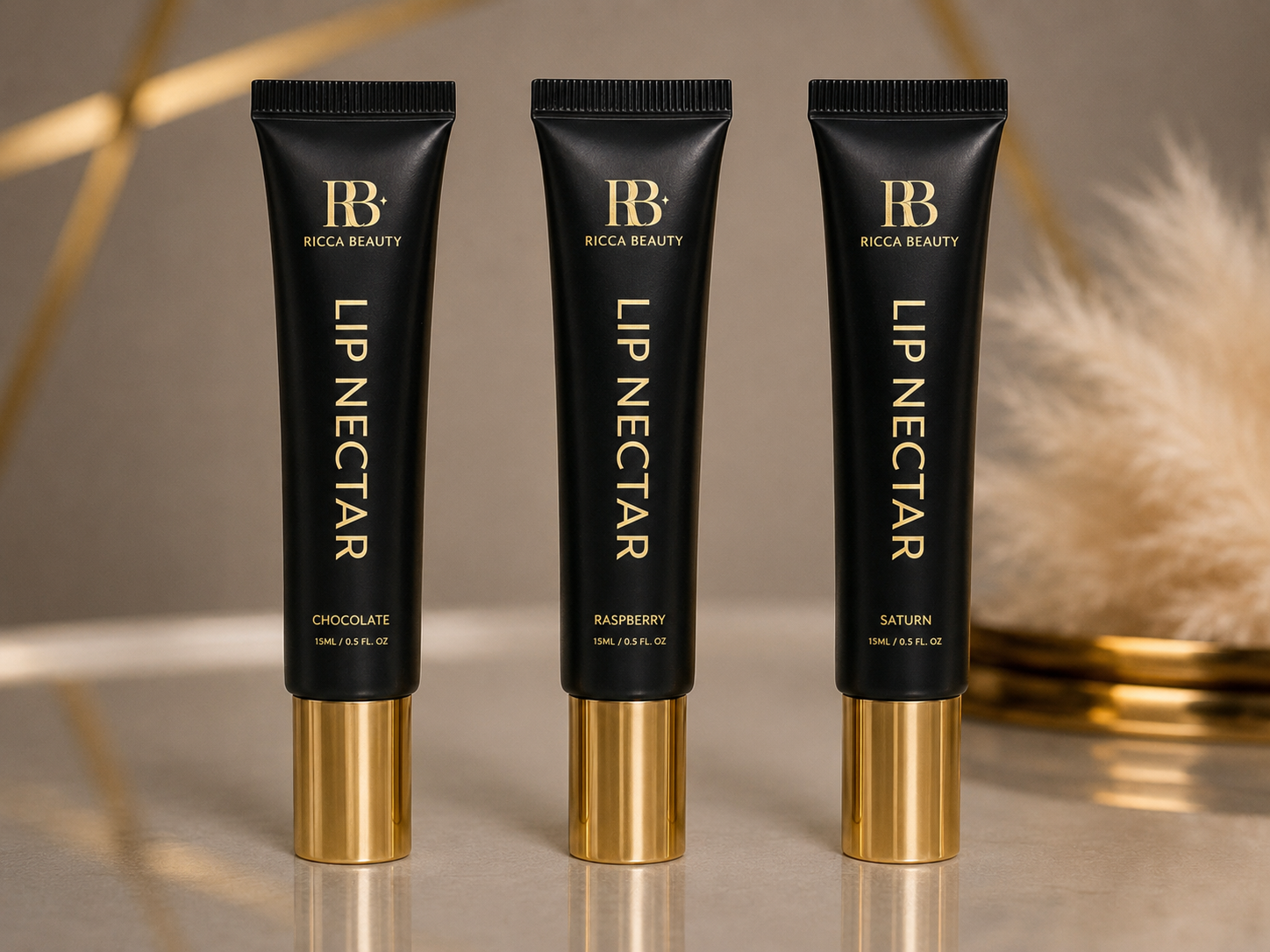 Ricca Beauty Lip Nectar Trio Bundle