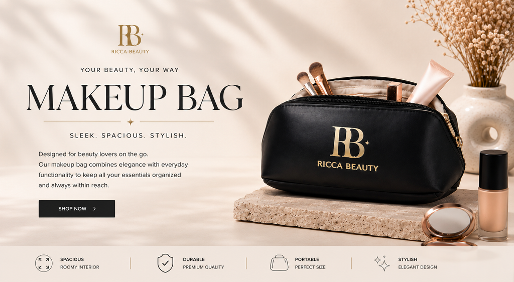 Ricca Beauty Makeup Bag